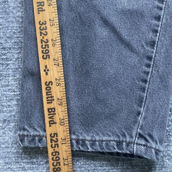 Vintage Levis 560 Jeans Mens 34x32 Faded Black Loose Fit Tapered Leg Skater Y2K - Picture 14 of 15